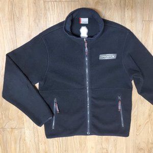 SPYDER Black Fleece Full Zip Jacket, EUC Small